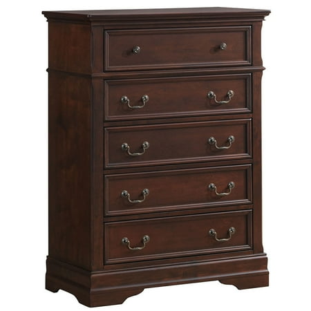 Brown Kids Bedroom Furniture - Gymax 5-Drawer Chest Organizer Dresser Cabinet Bedroom Office Furniture Office Brown