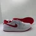 thumbnail image 1 of N I-K-E A i r-Jor-dan 1 Retro Low OG Shoes White University Red CZ0790-161 Men's NEW, 1 of 6