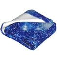thumbnail image 4 of Bingfone Blurred Star Snow Christmas Print Flannel Fleece Blanket Throw Blanket For Bed,Sofa,Couch,Travel,Camping(50"X40"), 4 of 9
