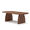 Walnut Brown, variant on Tcbosik 47" Oval Coffee Table, Mid Century Modern Center Table for Living Room, Natural Wood