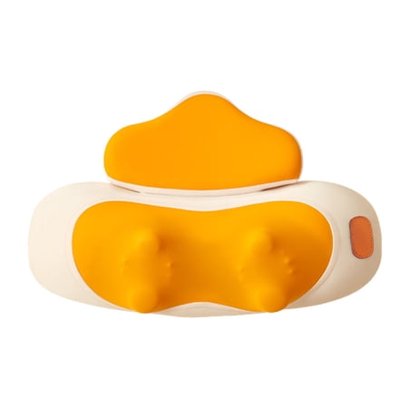 Body Relaxation Pillow with Intelligent Kneading 3D Wearable-Style Massager for Mindfulness and Wellness Portable Cordless Wellness Wand for Daily Mental Relief Vibrant Orange