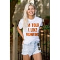 thumbnail image 2 of I'm Told I Like Hunting Funny Babies Men's Graphic T Shirt Tees Brisco Brands M, 2 of 6