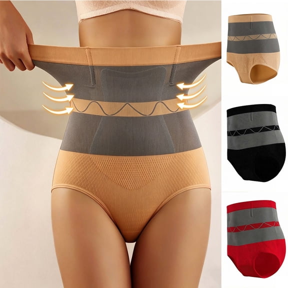 shoper Burning Shorts, 4-in-1 Thermogenic Burning Sculpting Shorts for Women Yoga Workout Running Beige XL