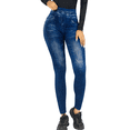 thumbnail image 1 of Leggings de Mujer Estilo Mezclilla Unitalla Comodidad y Estilo en Leggins, 1 of 5