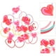 thumbnail image 3 of GOOHOCHY 20 piezas de cabello elástico Bandas de cabello para niñas Bandas de cola elástica de cabello con temática de San Valentín, 3 of 7