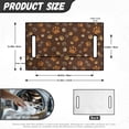 thumbnail image 7 of Whosucclay Paw Print Brown Thickened Cover Blanket Towel Accessories With 4 Storage Pockets for Club Car EZGO Yamaha Icon, Elastic Golf Cart Seat Protector, 7 of 7