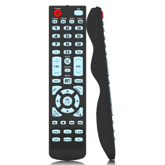 Replacement Remote Control Fit for All Element TV 100 Series E1AC19N E1AA24N E1AA24N-G ELEFT2416 E1AA32N E4AA43N E4AA50N E4AA55N E4AA65N