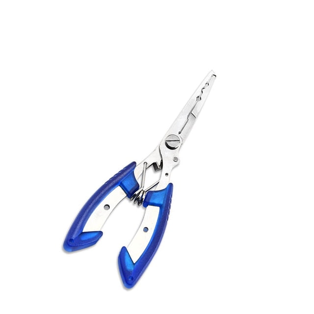 Wosthever Alicates de pesca de acero inoxidable antideslizante anzuelo cebo tijera portátil al aire libre agua dulce agua salada aparejos Type10 NO10