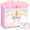 Extra Large Pink, variant on 13" Unicorn Birthday Bag with Greeting Card and Tissue Paper for Girls and Birthday Party (Rainbow Unicorn)