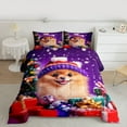 thumbnail image 2 of Manfei Pet Dog Lovers Bedding Comforter Set,Kids Christmas Gifts Twin Comforter Sets,Kawaii Puppy Dogs Bedding Set For Kids,Super Cozy Room Decor Reversible,2pcs, 2 of 8