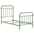 thumbnail image 3 of Weston Home Nottingham Metal Twin Bed, Meadow Green, 3 of 7