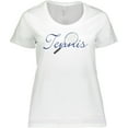 thumbnail image 3 of Inktastic Tennis Sports Racquet Women's Plus Size T-Shirt, 3 of 5