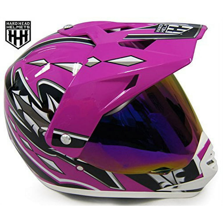 smartdealsnow dot youth kids helmet for dirtbike atv motocross mx offroad motorcyle street bike helmet small purple