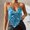 Light Blue, variant on Women’s Tanks Nightlife Top for Party Performance with Neck Suspender Backless Design and Black S
