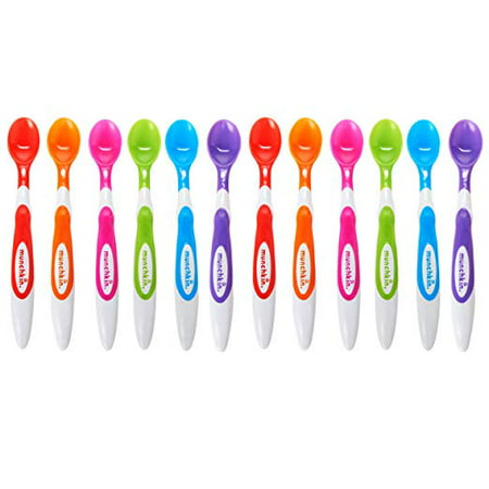 Munchkin Soft-Tip Infant Spoons - 12 Pack (Best Baby Spoon To Start Solids)