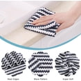 thumbnail image 2 of Qucyy 12 Pack Kitchen Dish Cloths, Ultra Soft and Absorbent Dish Towels, Reusable Fast Drying Microfiber Cleaning Cloth, Coral Velvet Wave Design Non-Linting, 10 x 10 inches, Dark Grey, 2 of 5