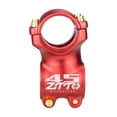 thumbnail image 2 of Potence 31.8 110mm 7 Degrés Réglable Potence de Vélo Guidon Court Rouge, 2 of 6