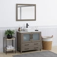 thumbnail image 3 of Vanity Art 36" Single Sink Freestanding Bathroom Vanity Set with Engineered Marble Top and Mirror, 3 of 10