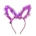 thumbnail image 2 of LED Light Up Headband with Flashing Rabbit Ears Novelty Holiday Party Headwear for Women and Girls, 2 of 7
