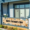 thumbnail image 4 of Happy Fathers Day Banner, Father's Day Decoration Yard Sign, Party Supplies Tool, Repairs Pics Bunting, Outdoor Fence Balcony Inside Garden Home, 4 of 5