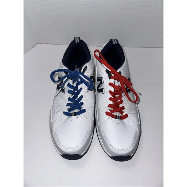 New Balance Men's 623v3 Training Shoes 8.5D White Navy Leather MX623WN3