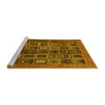 thumbnail image 2 of Ahgly Company Machine Washable Indoor Rectangle Abstract Yellow Modern Area Rugs, 7' x 9', 2 of 4