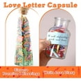 thumbnail image 6 of NOGIS 150 Pieces Colorful Scroll Paper Mini Message In a Bottle Message Scrolls Mini Lucky Wishing Paper Rolls for Birthday, Anniversary, Valentine, 6 of 7