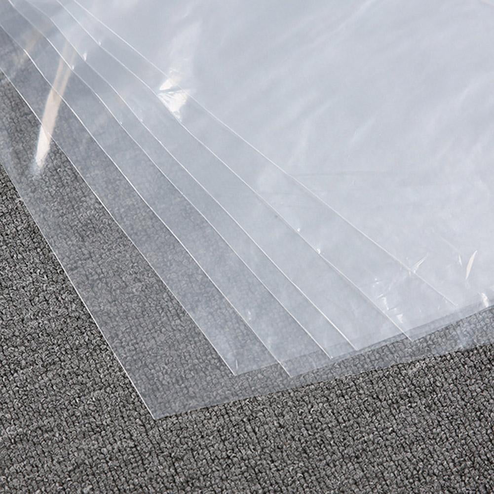 50 Pack Garment Bags for Clothes Storage - Waterproof & Dustproof Hanging Suit & Coat Protector Covers