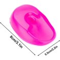 thumbnail image 4 of Protectores de oídos de silicona impermeables para tinte de cabello, reutilizables, color rosa., 4 of 5