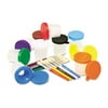 Chenille Kraft Company Paint Cups & Brushes Set 10 Cups W- 10 Color Coordinated Brushes
