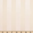 thumbnail image 3 of 1 Inch Striped Stretch Satin Jacquard Polyester Spandex Soft Smooth Fabric By The Yard For Sewing, Crafts, Accessories, Apparel, & More - Ivory, 1 Yard, 3 of 3
