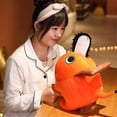 thumbnail image 3 of 10/20/25/40cm Chainsaw Man Pochita Pendant Dolls Plush Toy Cartoon Pochita Pillow Stuffed Soft Toy For Kids Birthday Gift, 3 of 4