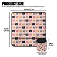 thumbnail image 5 of HELLHERO Cartoon Cats Sewing Machine Mat Foldable Non Slip with 4 Pockets to Keep Tidy Sewing Machines Pad, Christmas, 5 of 5