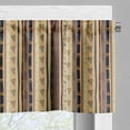 thumbnail image 5 of Ambesonne Tribal Valance & Curtain, Striped Ornament, 55"x30", Multicolor, 5 of 6