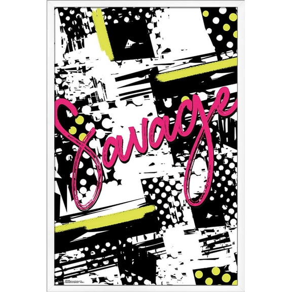Savage Wall Poster, 22.375" x 34", Framed