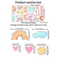 thumbnail image 3 of Rainbow Suncatchers Stickers for Windows Glass Door Anti-Collision Window Stickers for Birds Cloud Prismatic Vinyl Window, 3 of 5