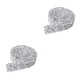 thumbnail image 4 of Toystoory Bling Stickers Tape Trim Decoración de resina Cristal Plata 1 Yarda 2.5 cm 2Conjunto, 4 of 6