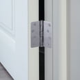 thumbnail image 3 of Design House 6-Pack 4" H x .25" Radius Butterfly Interior/Exterior Door Hinges, Brushed Chrome, 3 of 13