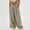 Beige, variant on Babysbule Womens Casual Drawstring Pants Women's High Waist Long Leggings Elastic Waist Pants With Pocket