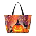 thumbnail image 2 of Easygdp Halloween Bolsa de Viaje de Playa de Gran Capacidad, Bolsa Tote Perfecta para la Playa, Escapadas de Fin de Semana y Viajes, 2 of 7