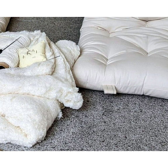 Green Cotton & Wool Dreamton Toddler Mattress, 28x54x3.5