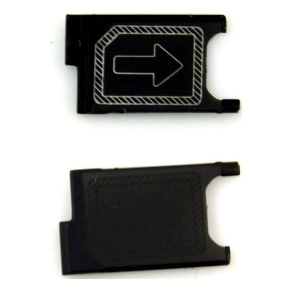 Sony Xperia Z3 / Z3 Compact Nano SIM Card Tray Replacement Part - Black