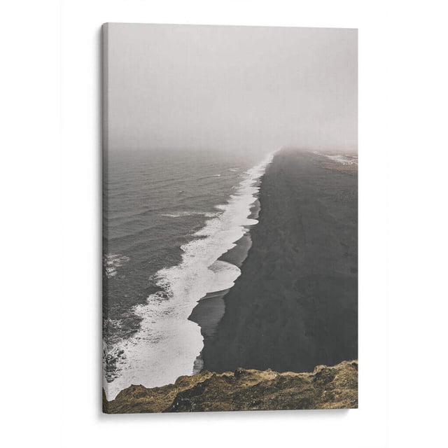 Cuadro decorativo - Contraste - Islandia, Emmanuel Ramírez 40x60 Canvas Lab Paisajes, Playas y mares, Playas