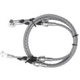 thumbnail image 1 of Auto Shifter Cable, Rubber + Stainless Steel Flexible Car Shifter Cables Durable  Replacement For RSX Type-S / K-Swap Setups For Car Modification, 1 of 8