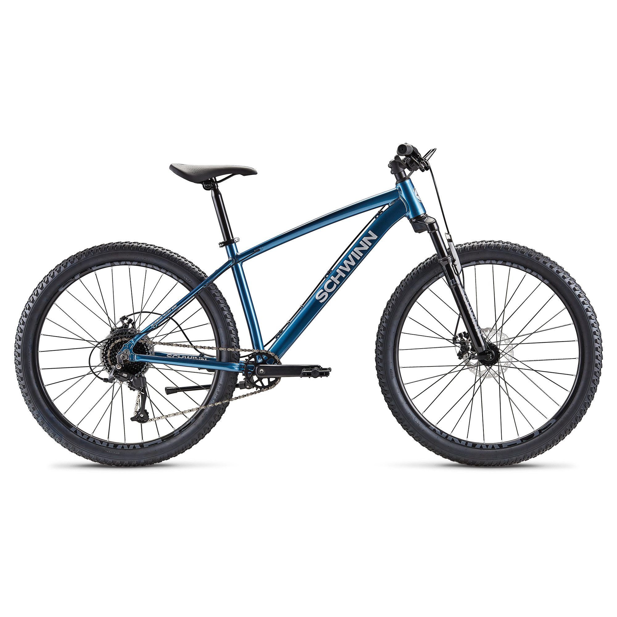 Schwinn Axum Sport Adult Men's 27.5-in. Mountain Bike, Medium Frame, Blue Bicycle