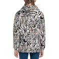 thumbnail image 6 of Pofeuu Leopard And Zebra Print Teenage Zipper Hoodie Sweatshirts Hooded Casual Jackets With Pocket For Boys Girls-Medium, 6 of 6