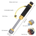 thumbnail image 2 of Detector de metales PI-iking 740 profesional - Alta sensibilidad, resistente al agua hasta 30m, tecnología de inducción de pulso, modo vibración y luz LED, ideal para búsqueda en playas y terrenos, 2 of 7