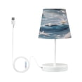 thumbnail image 2 of BZSMCE Table Lamp Creative Sea Shells & Starfish Pattern Simple Pattern Night Light, 2 of 8