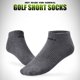 thumbnail image 4 of 1 par de calcetines Pgm de Color sólido con puños acanalados para correr, calcetines cortos transpirables que absorben la humedad para hombre, para entrenamiento, 4 of 5
