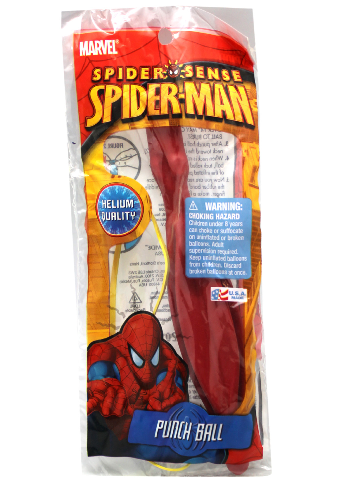 SpiderMan Spider Sense Inflatable Balloon Punch Ball Red Walmart